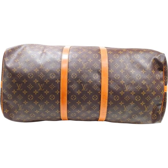 764730BJ (X6) Louis Vuitton Travel Bag Keepall 60 Brown Monogram - Picture 4 of 14